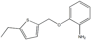 2-[(5-ethylthiophen-2-yl)methoxy]aniline Struktur