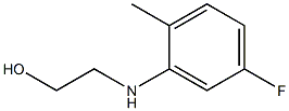 2-[(5-fluoro-2-methylphenyl)amino]ethan-1-ol Struktur