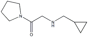 2-[(cyclopropylmethyl)amino]-1-(pyrrolidin-1-yl)ethan-1-one Struktur