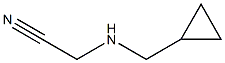 2-[(cyclopropylmethyl)amino]acetonitrile Struktur