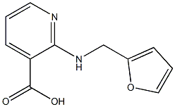 2-[(furan-2-ylmethyl)amino]pyridine-3-carboxylic acid Struktur