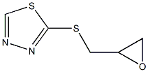 2-[(oxiran-2-ylmethyl)sulfanyl]-1,3,4-thiadiazole Struktur