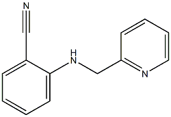 2-[(pyridin-2-ylmethyl)amino]benzonitrile Struktur