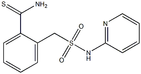 2-[(pyridin-2-ylsulfamoyl)methyl]benzene-1-carbothioamide Struktur