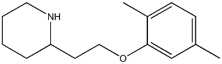 2-[2-(2,5-dimethylphenoxy)ethyl]piperidine Struktur