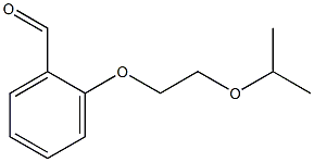 2-[2-(propan-2-yloxy)ethoxy]benzaldehyde Struktur