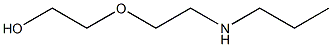 2-[2-(propylamino)ethoxy]ethan-1-ol Struktur