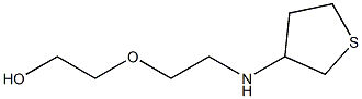 2-[2-(thiolan-3-ylamino)ethoxy]ethan-1-ol Struktur