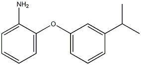 2-[3-(propan-2-yl)phenoxy]aniline Struktur