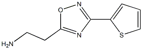 2-[3-(thiophen-2-yl)-1,2,4-oxadiazol-5-yl]ethan-1-amine Struktur