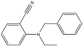 2-[benzyl(ethyl)amino]benzonitrile Struktur