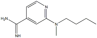 2-[butyl(methyl)amino]pyridine-4-carboximidamide Struktur