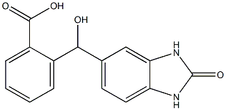 2-[hydroxy(2-oxo-2,3-dihydro-1H-1,3-benzodiazol-5-yl)methyl]benzoic acid Struktur