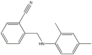 2-{[(2,4-dimethylphenyl)amino]methyl}benzonitrile Struktur