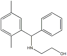 2-{[(2,5-dimethylphenyl)(phenyl)methyl]amino}ethan-1-ol Struktur