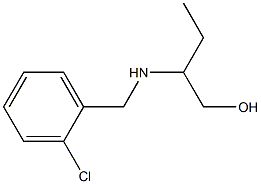 2-{[(2-chlorophenyl)methyl]amino}butan-1-ol Struktur