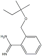 2-{[(2-methylbutan-2-yl)oxy]methyl}benzene-1-carboximidamide Struktur