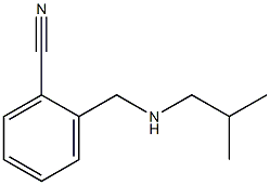 2-{[(2-methylpropyl)amino]methyl}benzonitrile Struktur