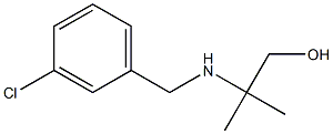 2-{[(3-chlorophenyl)methyl]amino}-2-methylpropan-1-ol Struktur