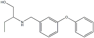 2-{[(3-phenoxyphenyl)methyl]amino}butan-1-ol Struktur