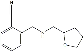 2-{[(oxolan-2-ylmethyl)amino]methyl}benzonitrile Struktur