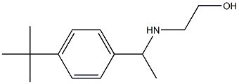 2-{[1-(4-tert-butylphenyl)ethyl]amino}ethan-1-ol Struktur