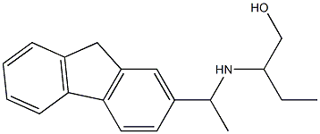 2-{[1-(9H-fluoren-2-yl)ethyl]amino}butan-1-ol Struktur