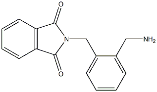 2-{[2-(aminomethyl)phenyl]methyl}-2,3-dihydro-1H-isoindole-1,3-dione Struktur