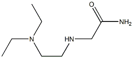 2-{[2-(diethylamino)ethyl]amino}acetamide Struktur