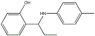 2-{1-[(4-methylphenyl)amino]propyl}phenol Struktur