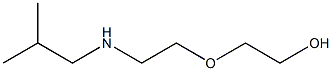 2-{2-[(2-methylpropyl)amino]ethoxy}ethan-1-ol Struktur