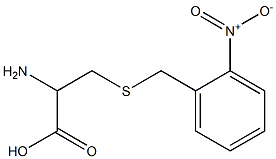 2-amino-3-[(2-nitrobenzyl)thio]propanoic acid Struktur