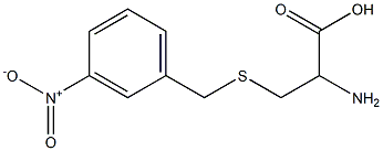 2-amino-3-[(3-nitrobenzyl)thio]propanoic acid Struktur