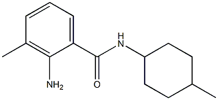 2-amino-3-methyl-N-(4-methylcyclohexyl)benzamide Struktur