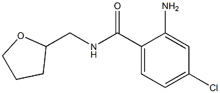 2-amino-4-chloro-N-(tetrahydrofuran-2-ylmethyl)benzamide Struktur