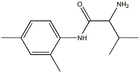 2-amino-N-(2,4-dimethylphenyl)-3-methylbutanamide Struktur