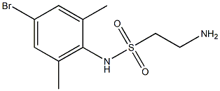 2-amino-N-(4-bromo-2,6-dimethylphenyl)ethane-1-sulfonamide Struktur