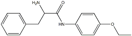 2-amino-N-(4-ethoxyphenyl)-3-phenylpropanamide Struktur