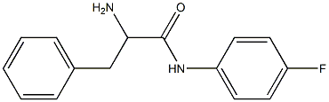 2-amino-N-(4-fluorophenyl)-3-phenylpropanamide Struktur