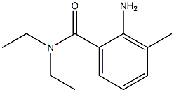 2-amino-N,N-diethyl-3-methylbenzamide Struktur