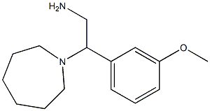 2-azepan-1-yl-2-(3-methoxyphenyl)ethanamine Struktur