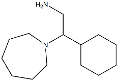 2-azepan-1-yl-2-cyclohexylethanamine Struktur