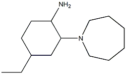 2-azepan-1-yl-4-ethylcyclohexanamine Struktur