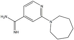 2-azepan-1-ylpyridine-4-carboximidamide Struktur