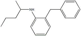 2-benzyl-N-(pentan-2-yl)aniline Struktur