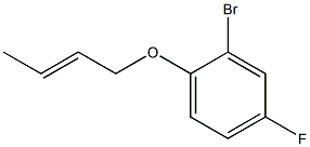 2-bromo-1-[(2E)-but-2-enyloxy]-4-fluorobenzene Struktur