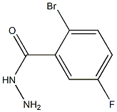 2-bromo-5-fluorobenzohydrazide Struktur