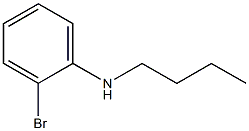 2-bromo-N-butylaniline Struktur