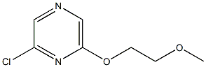 2-chloro-6-(2-methoxyethoxy)pyrazine Struktur