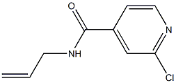 2-chloro-N-(prop-2-en-1-yl)pyridine-4-carboxamide Struktur